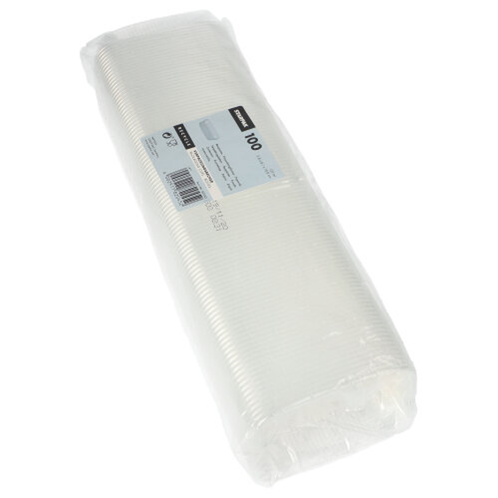 Papstar Verpackungsbecher, PP eckig 125 ml 2,8 cm x 8,1 cm x 10,8 cm transparent