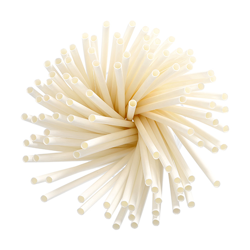 Papstar Trinkhalme, Papier Ø 6 mm · 20 cm weiss