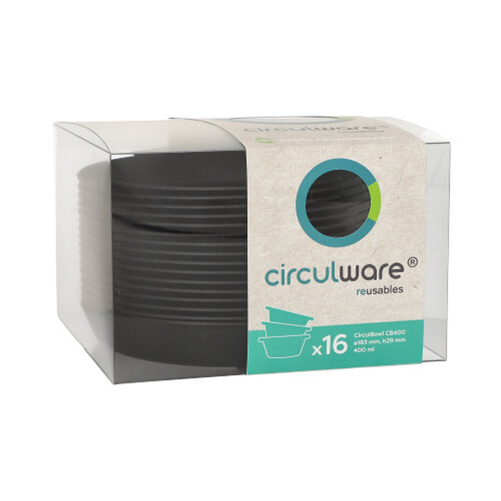 PAPSTAR Circulware Mehrweg-Schalen Mix & Match rund 400 ml Ø 18,3 cm · 2,9 