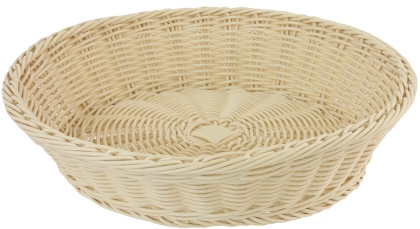 Contacto Polyrattan-Korb, rund 38 cm