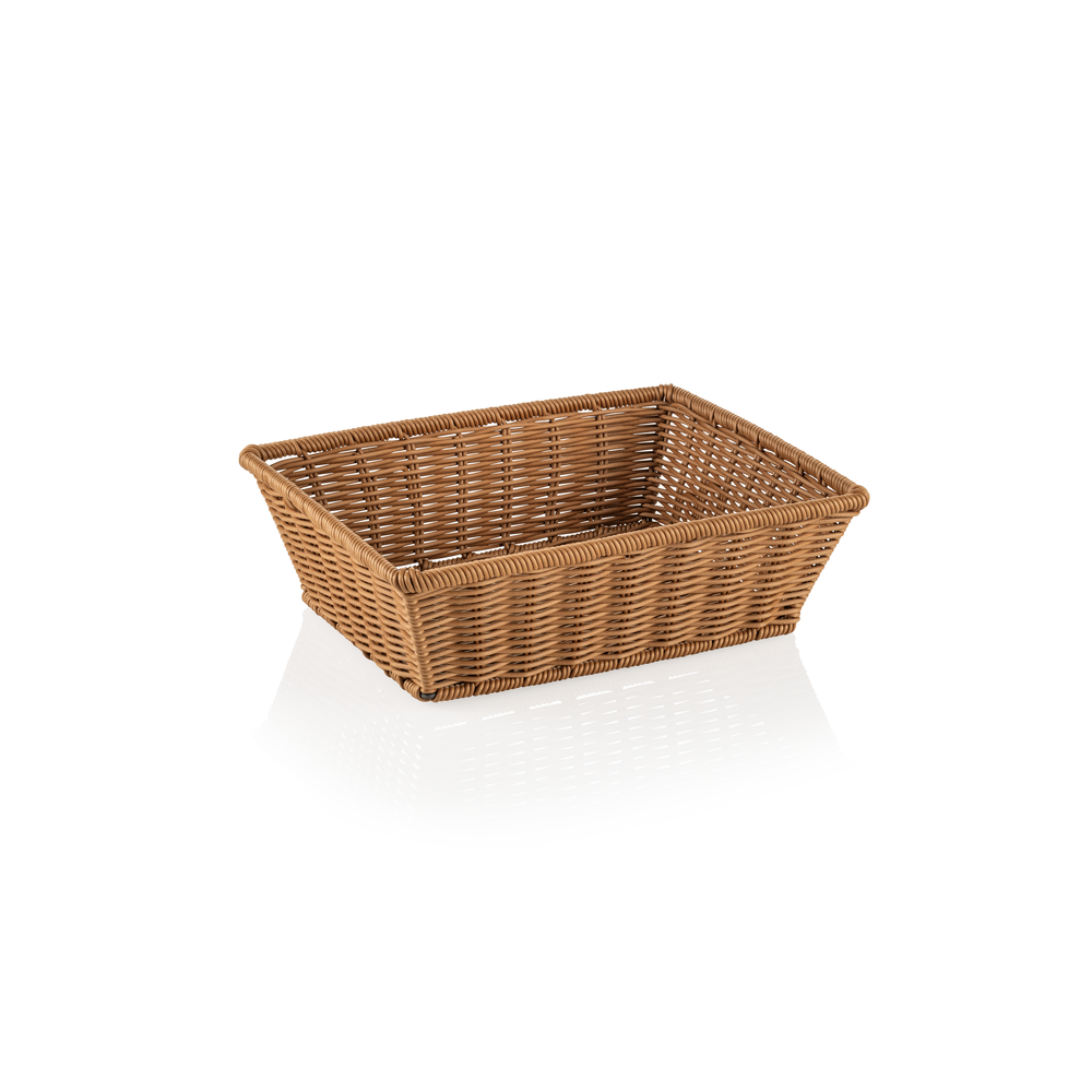 WAS GN Korb 1/2 WEAVER PRO GN Körbe, beige, Polypropylen, Chromnickelstahl 18/10