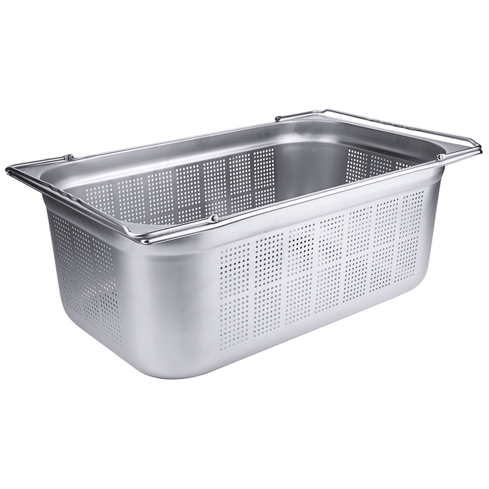 Contacto GN 1/1 Behälter mit Bügelgriffen, perforiert 20 cm Tiefe: 20 cm, Volume