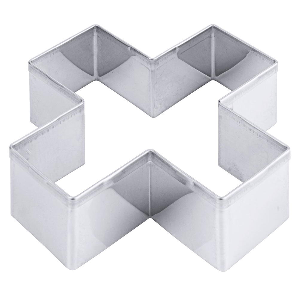 Contacto Ausstecher Schweizer Kreuz Länge: 10 cm, Breite: 10 cm, Höhe: 3 cm