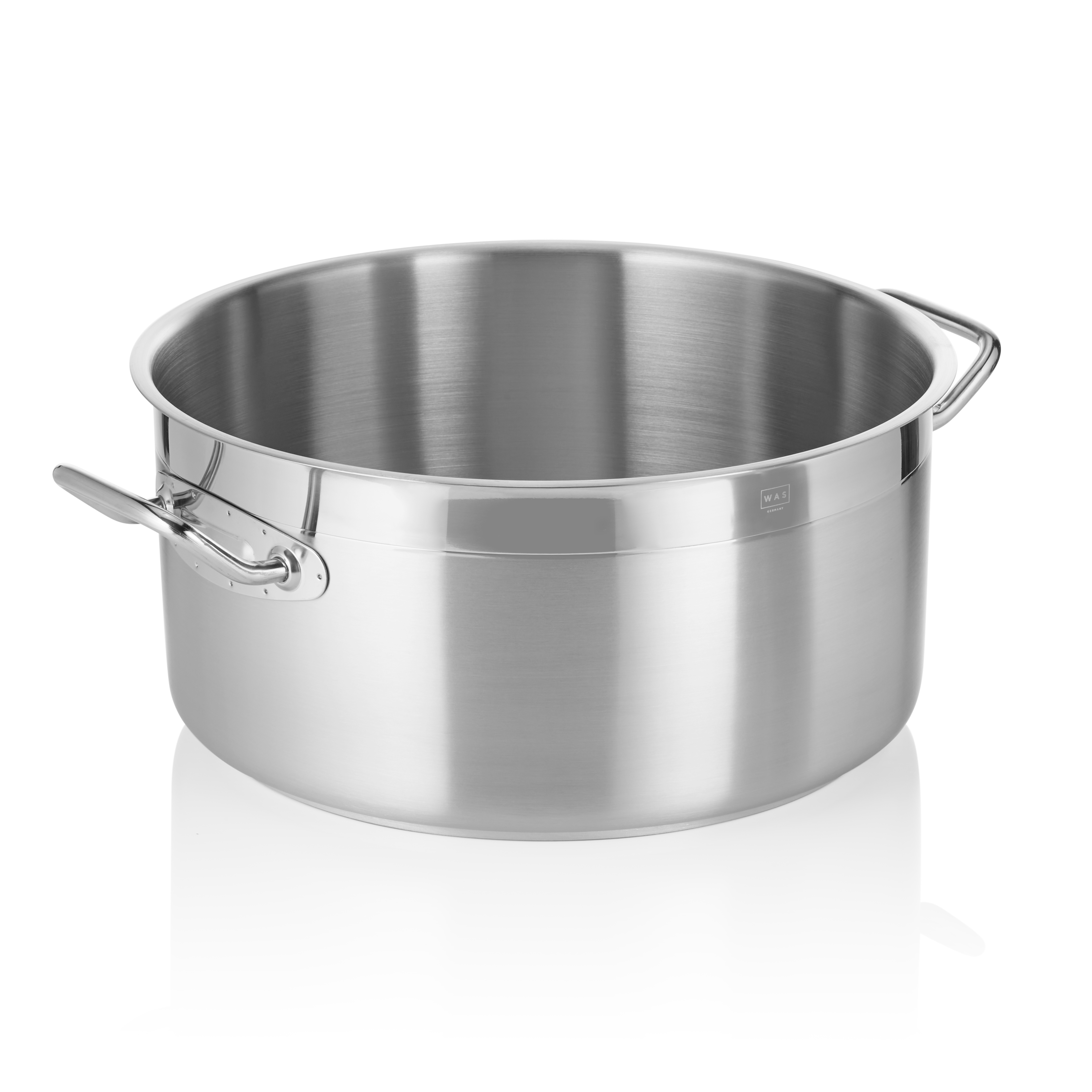 WAS Bratentopf COOKWARE 21, Ø 40 cm, 24 ltr., Chromnickelstahl 18/10