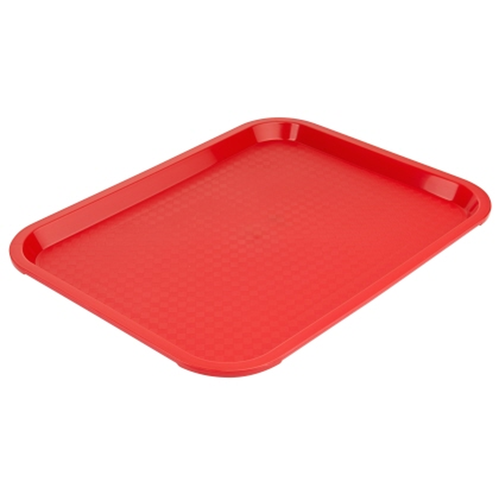 Contacto Serviertablett rechteckig Polypropylen rot, 35 x 27 cm