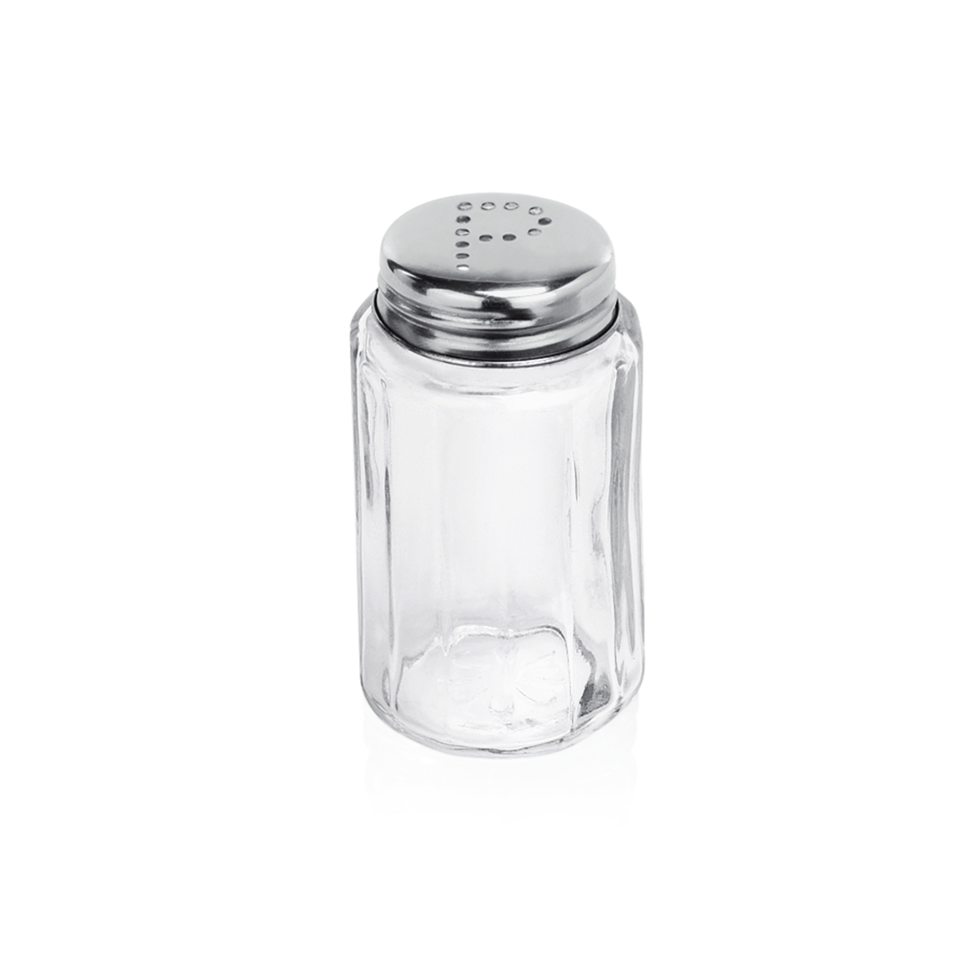 WAS Pfefferstreuer Set, Ø 3,5 cm, Höhe 7 cm, Set á 12 Stück, Edelstahl, Glas