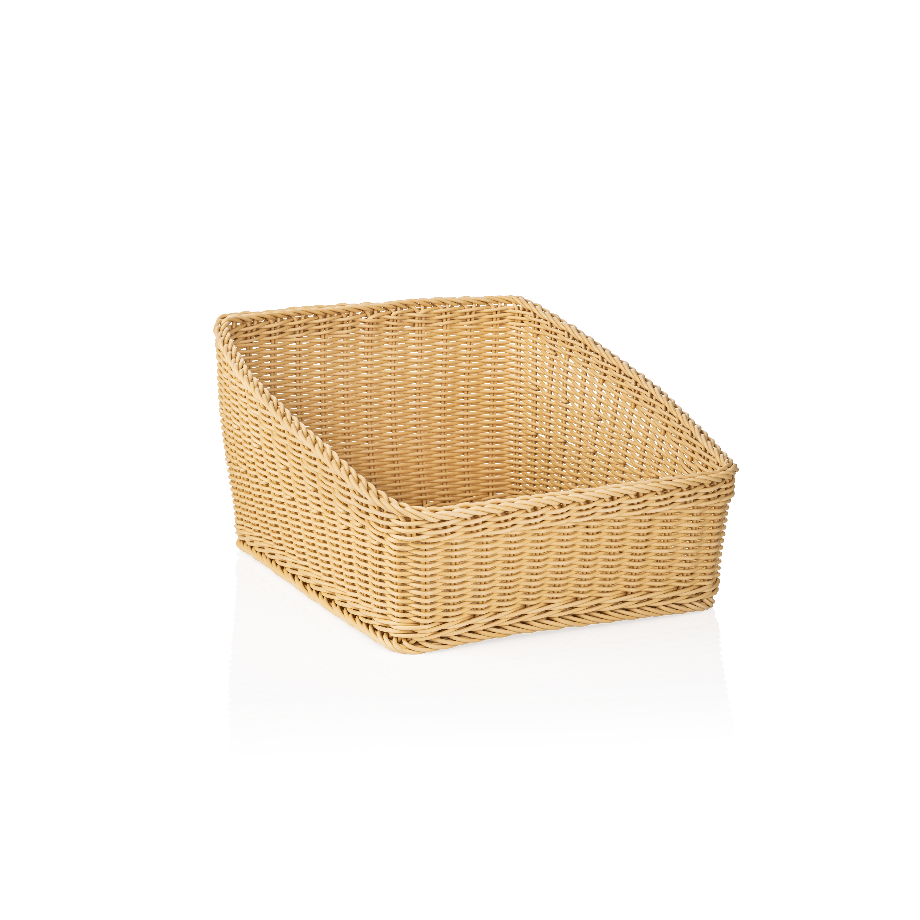 WAS Korb WEAVER PRO Systemkörbe, 50 x 40 x 25 cm, hellbeige, Polypropylen