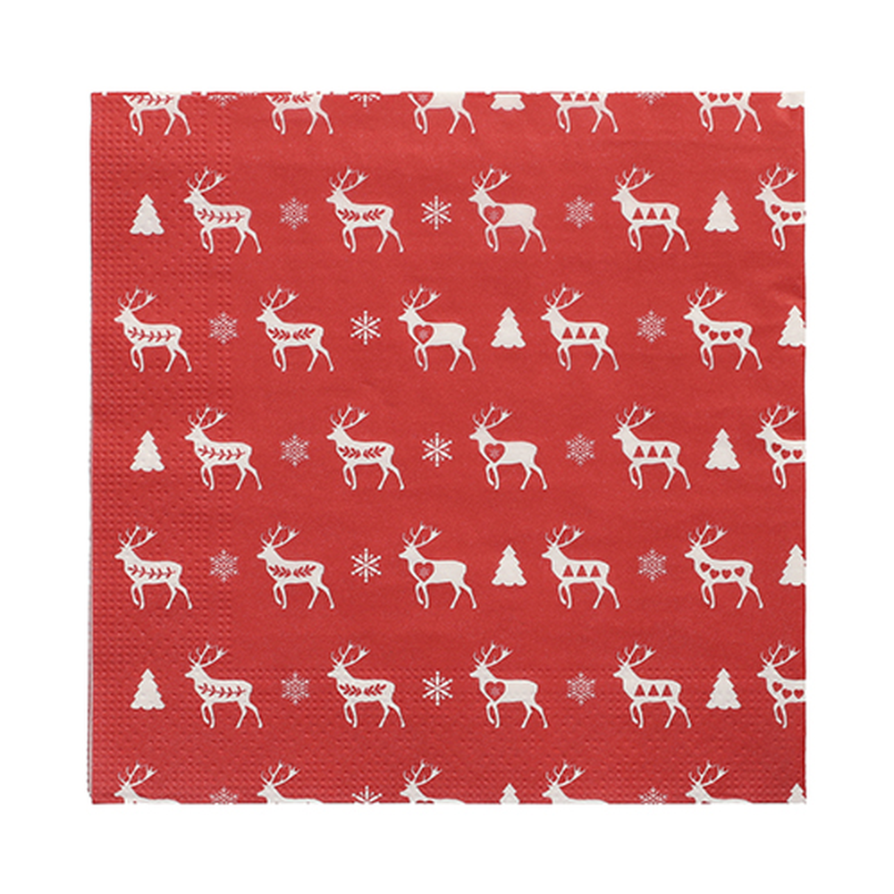 Papstar Servietten, 3-lagig 1/4-Falz 33 cm x 33 cm "Rennes"