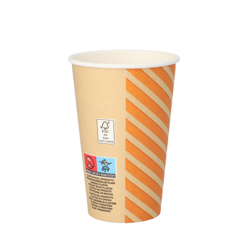 Papstar Trinkbecher, Pappe 0,3 l Ø 8 cm · 11,6 cm "Coffee Line"