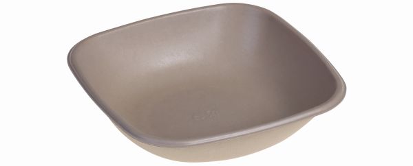 Pacovis Bowle Zuckerrohr/PBAT, 500ml, nature, 170x170x4