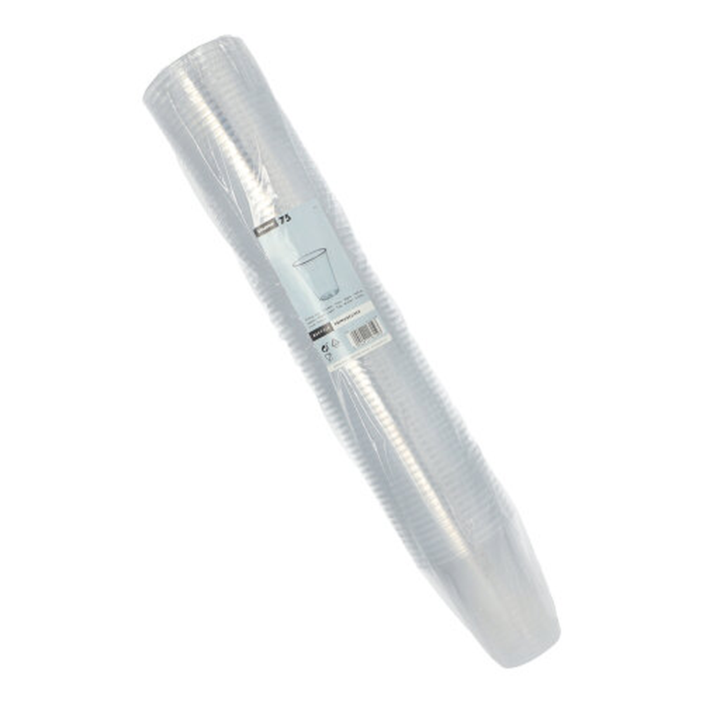 Papstar Trinkbecher, PS 0,3 l Ø 9,5 cm · 11 cm klar mit Schaumrand