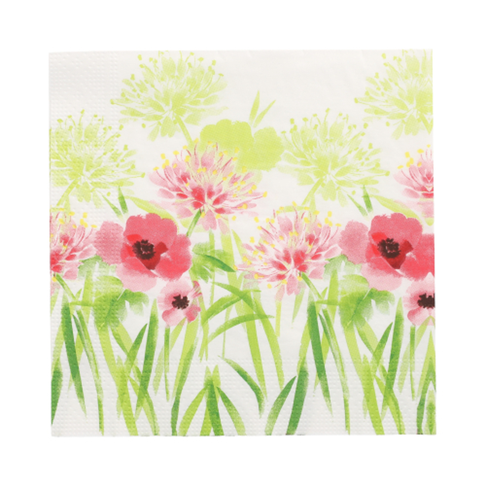 Papstar Servietten, 3-lagig 1/4-Falz 33 cm x 33 cm "Summer Breeze"
