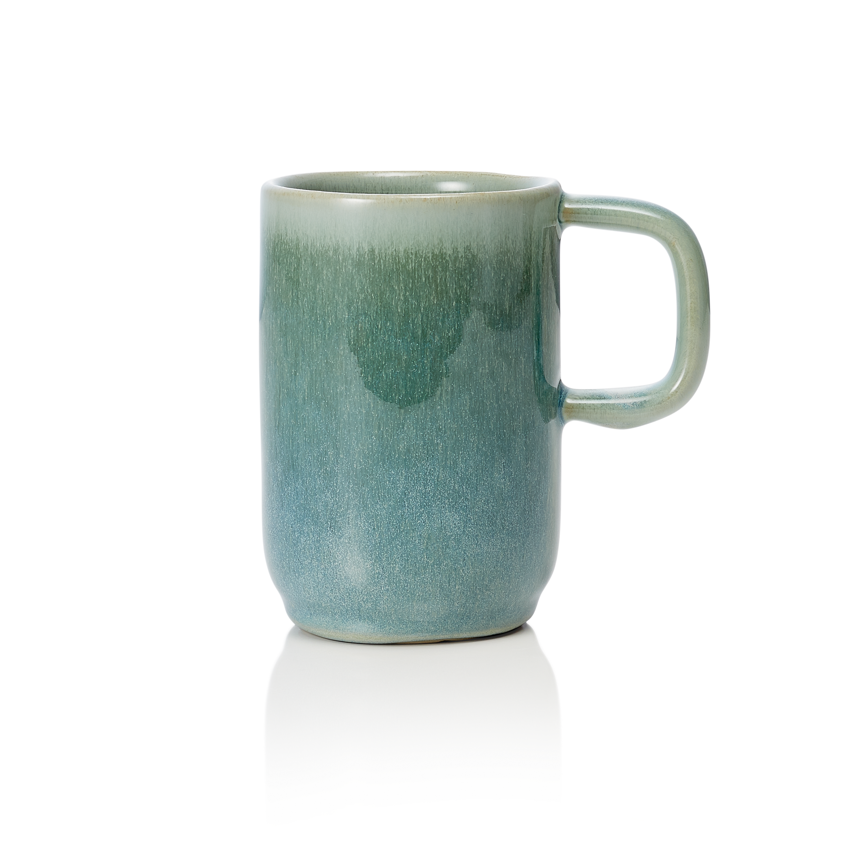WAS Becher Set ROCKZZERO, 370 ml, Set á 6 Stück, myrtle green, Steinzeug