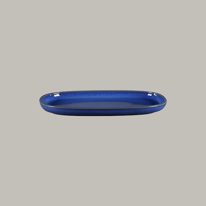 RAK Platte oval - cobalt  Serie: Ease L 30.2 cm / W 20 cm / Ht. 2.5 cm