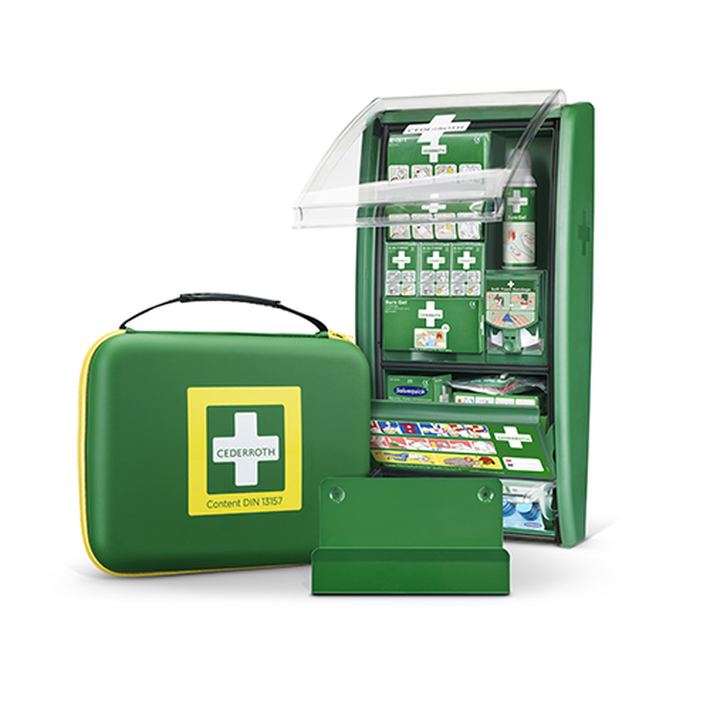 PAPSTAR First Aid & Burn Station Set DIN 13157 22,7 cm x 29,4 cm x 5