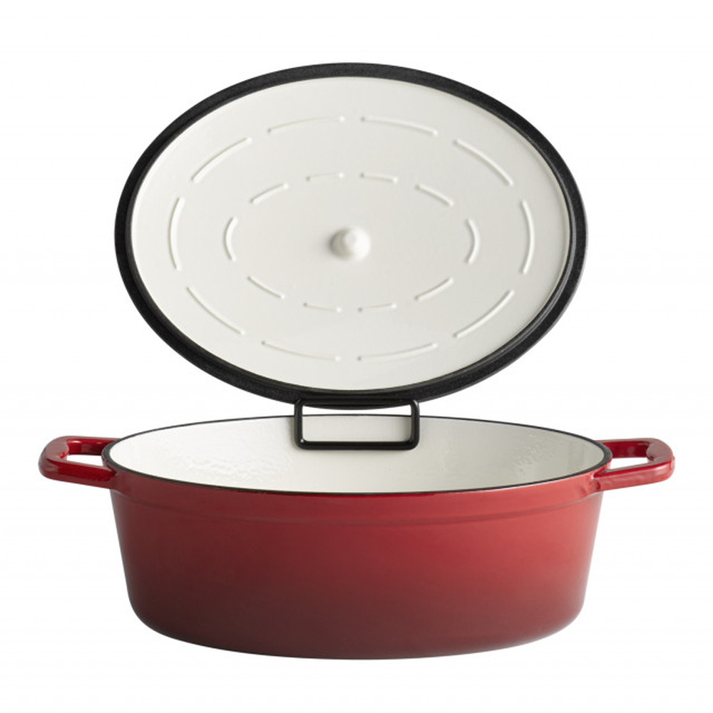APS Bräter mit Deckel -5 STARS- 33 x 25 cm, H: 11 cm (oval)
