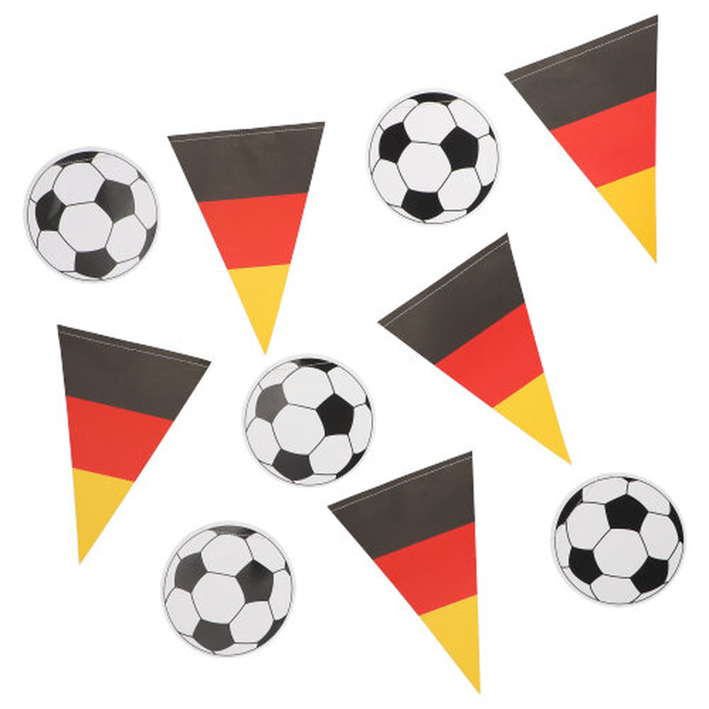 Papstar Flaggenkette, Papier 3 m "Fußball/Deutschland"