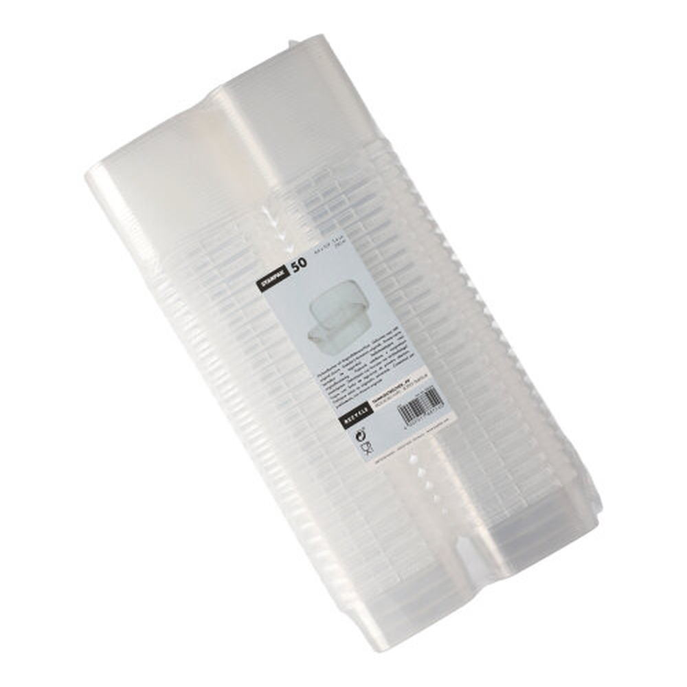 PAPSTAR Feinkostbecher, PP eckig 250 ml 4 cm x 8,6 cm x 10,9 cm transparent m