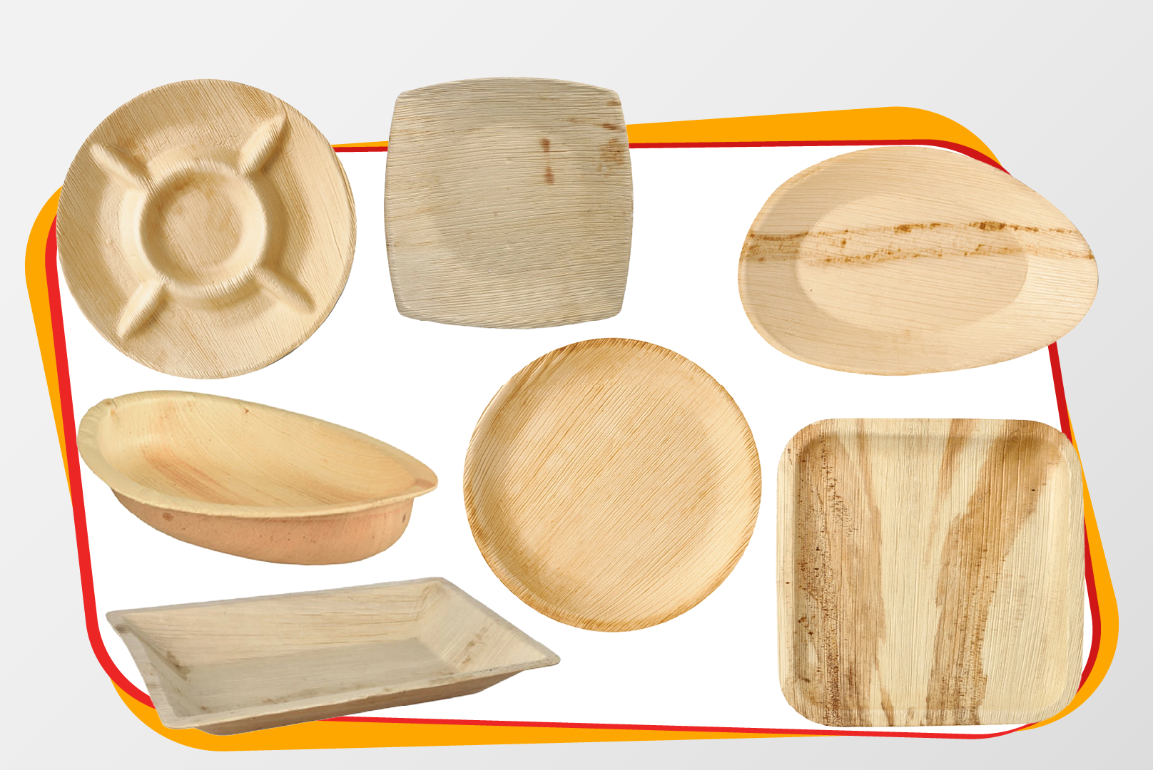 Holzschale, Holzplatten, Holzteller, Naturholz, Holzgeschirr