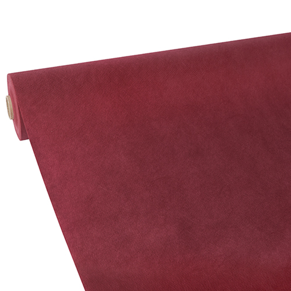Papstar Tischdecke, stoffähnlich, Vlies "soft selection" 25 m x 1,18 m bordeaux
