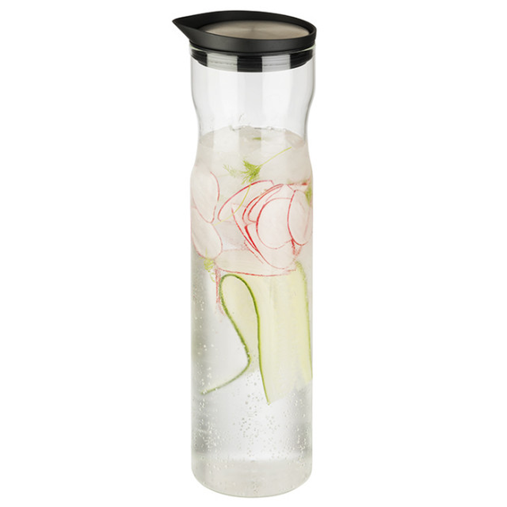 APS Glaskaraffe Ø 8 cm, H: 32 cm, 1,2 Liter