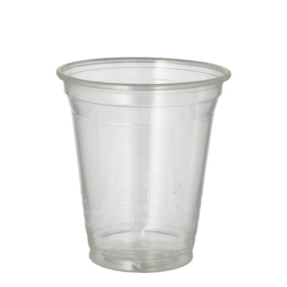 Papstar Kaltgetränkebecher, PLA "pure" 0,3 l Ø 9,5 cm · 10,68 cm glasklar