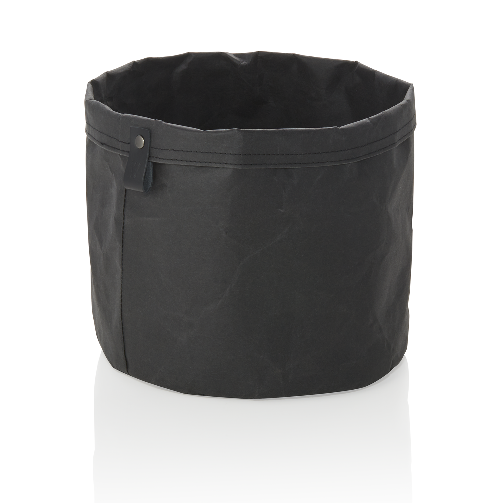 WAS Brottasche CRAFT & CRUMBLE, Ø 24 cm, Höhe 24 cm, schwarz, Kraft Paper