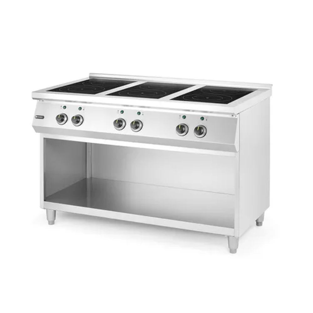 Hendi Induktionsherd mit 6 Kochfeldern, HENDI, 400V/25500W, 1200x700x(H)890mm