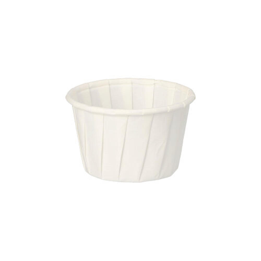 Papstar Dressingbecher, Papier "pure" 35 ml Ø 5 cm · 3,1 cm weiss