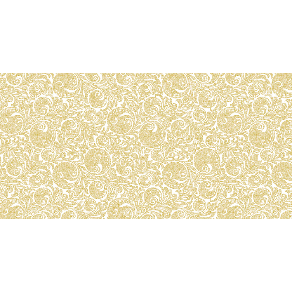 Mank Tischläufer Jordan weiss-gold 40 cm x 24 m