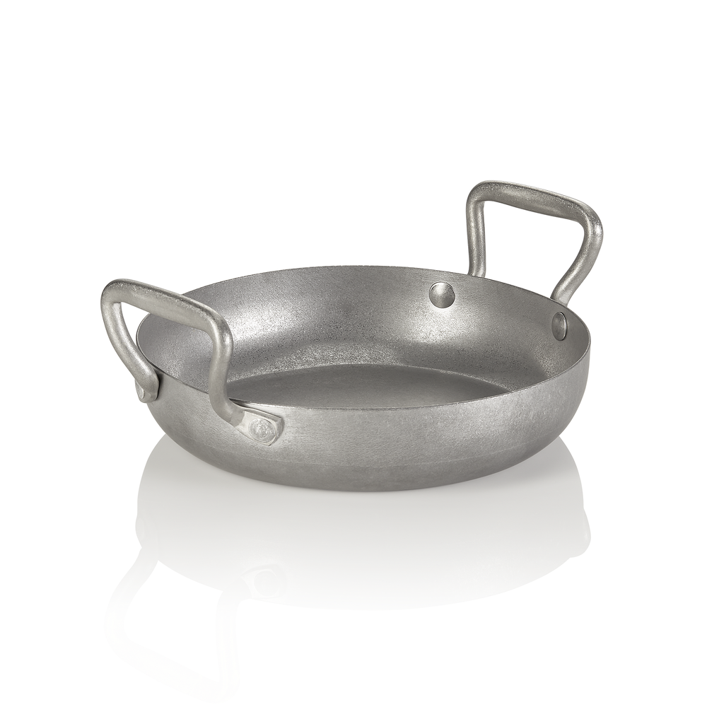 WAS Servierpfanne STEEL & STYLE HERITAGE, Ø 22 cm, 1 ltr., Höhe 5 cm, Chromnicke