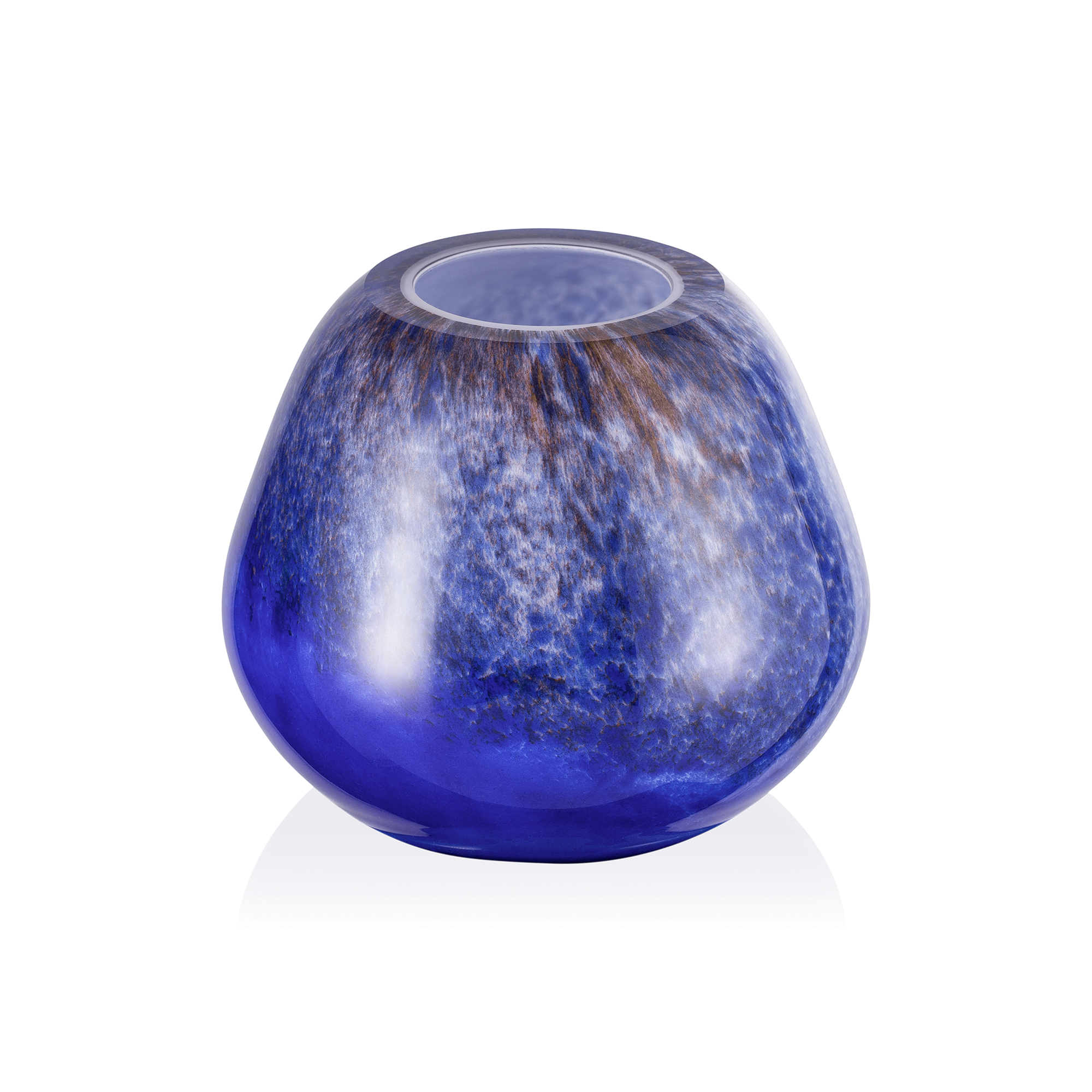 WAS Fusion Blue YUYU, Ø 15 cm, Höhe 13 cm, Glas