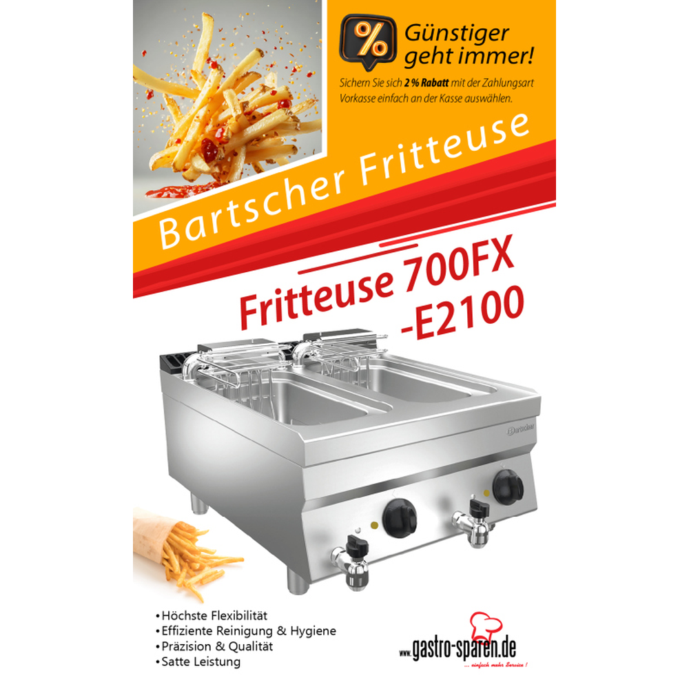 Bartscher Fritteuse 700FX-E2100