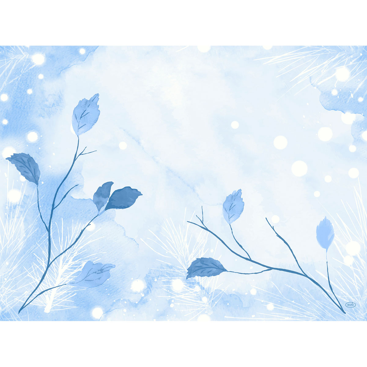 Duni Tischsets 30x 40 cm Frosted Winter