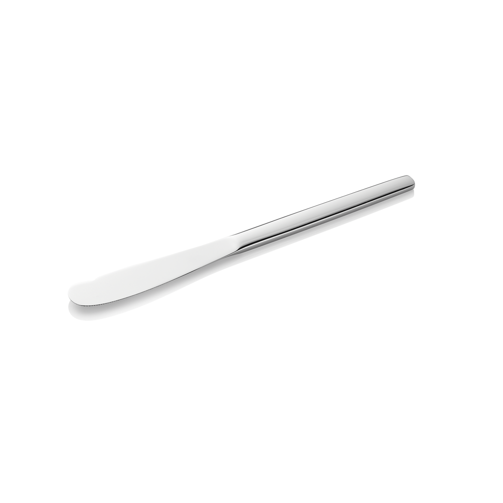 WAS Buttermesser ALEX SILVER, Edelstahl poliert, 18 cm, Set á 12 Stück, Chromnic
