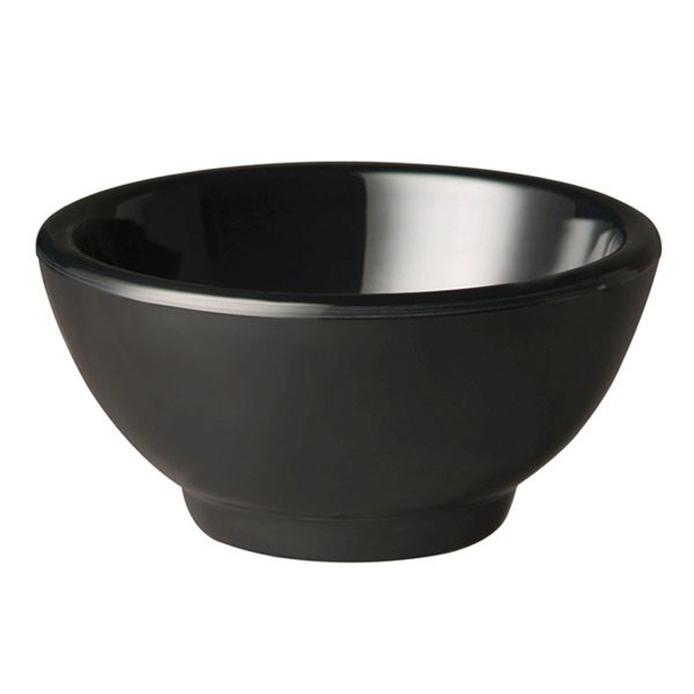 APS Schale -PURE- Ø 5,5 cm, H: 4 cm , Melamin, schwarz, 0,02 Liter