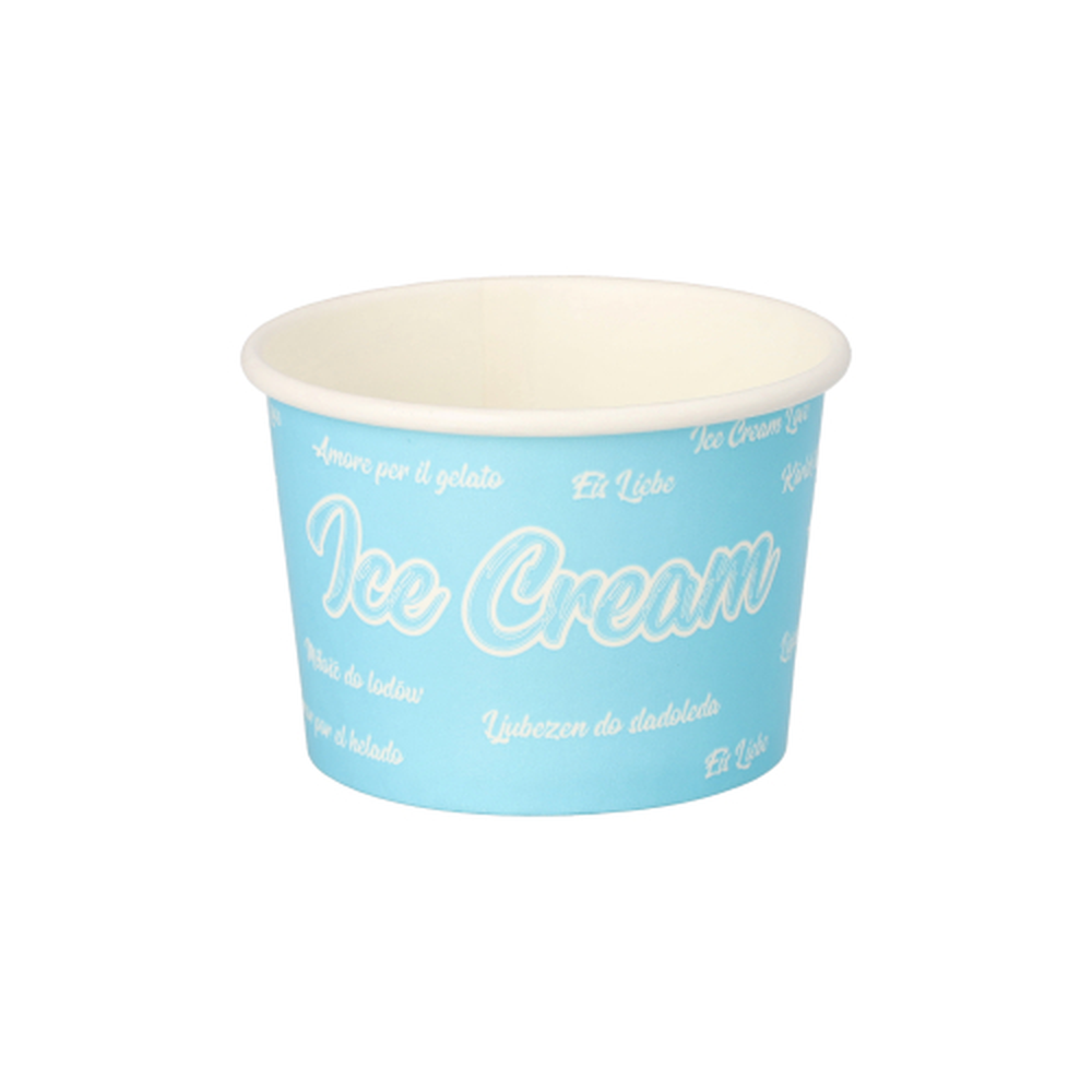 Papstar Eisbecher, Pappe rund 100 ml Ø 7,5 cm · 4,9 cm