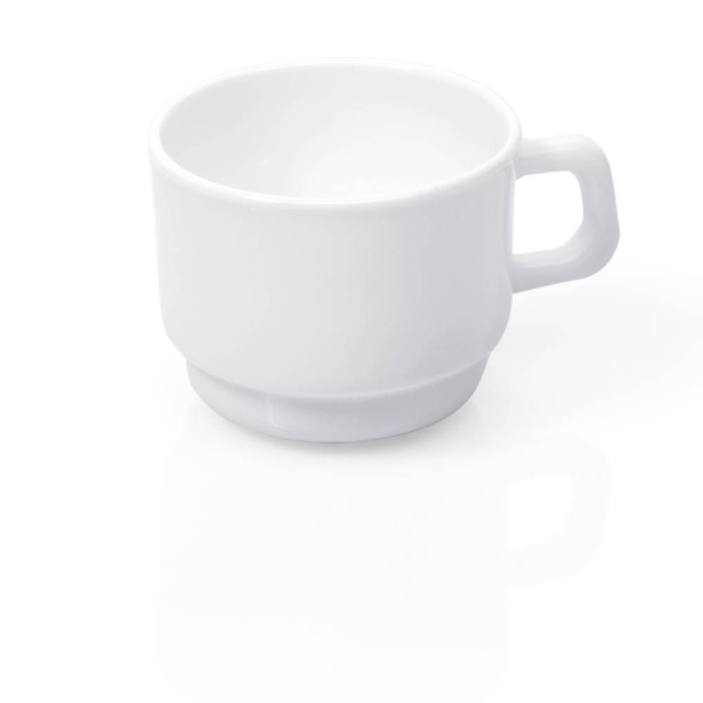 WAS Obertasse Set PURO, 180 ml, Set á 6 Stück, Opalglas