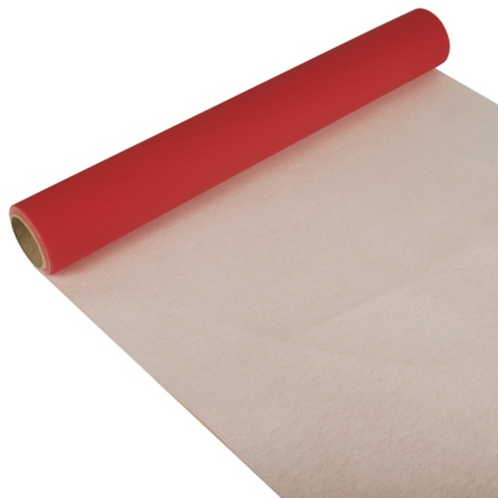Papstar Tischläufer, Tissue "ROYAL Collection" 3 m x 40 cm rot