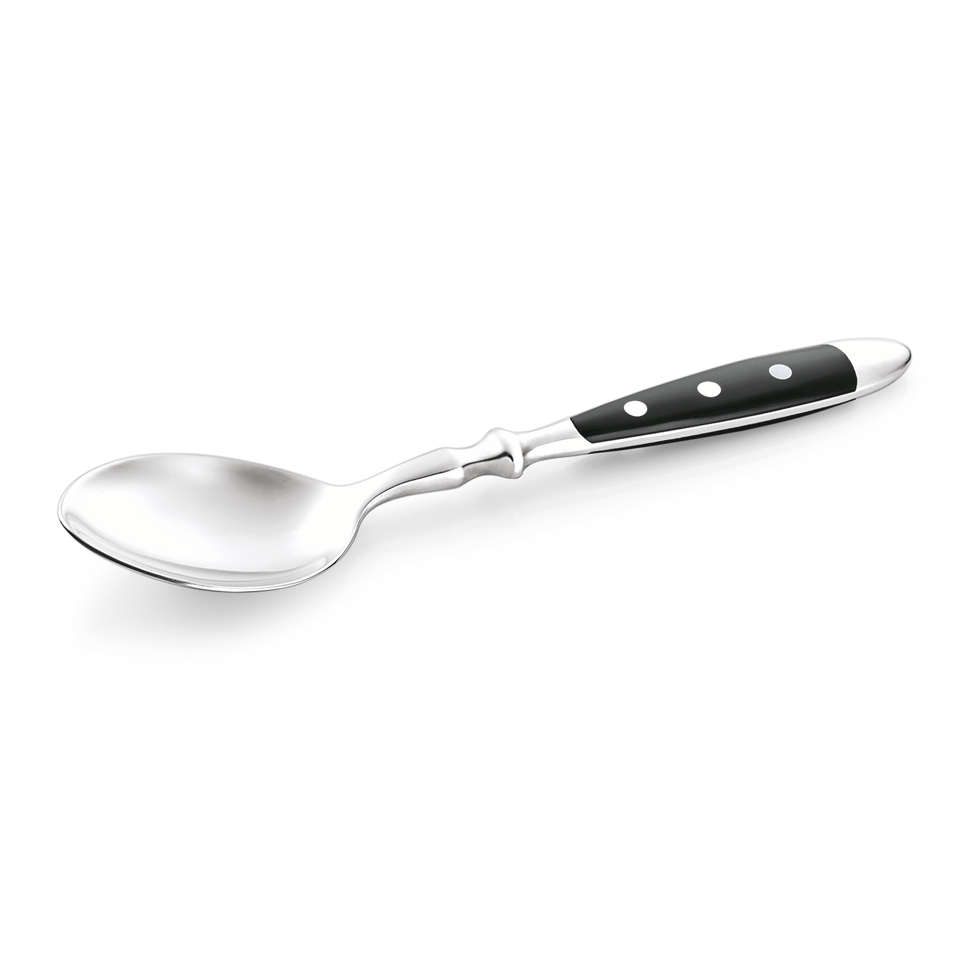 WAS Menülöffel BISTRO, 19,5 cm, mit Kunststoffgriff, Set á 12 Stück, Chromstahl 