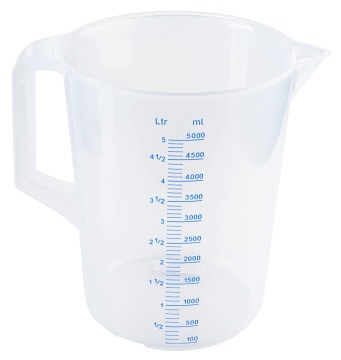 Contacto Messbecher, transparent 5 l