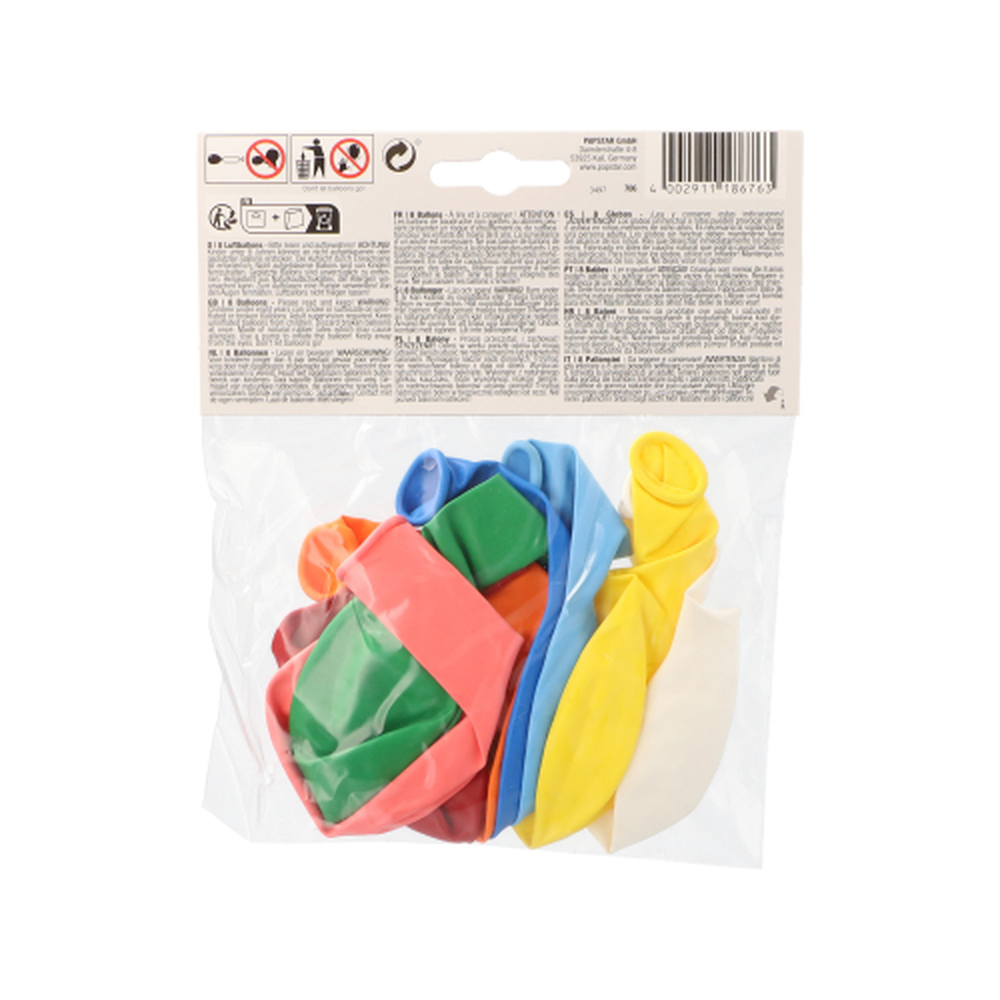 Papstar Luftballons Ø 32 cm farbig sortiert