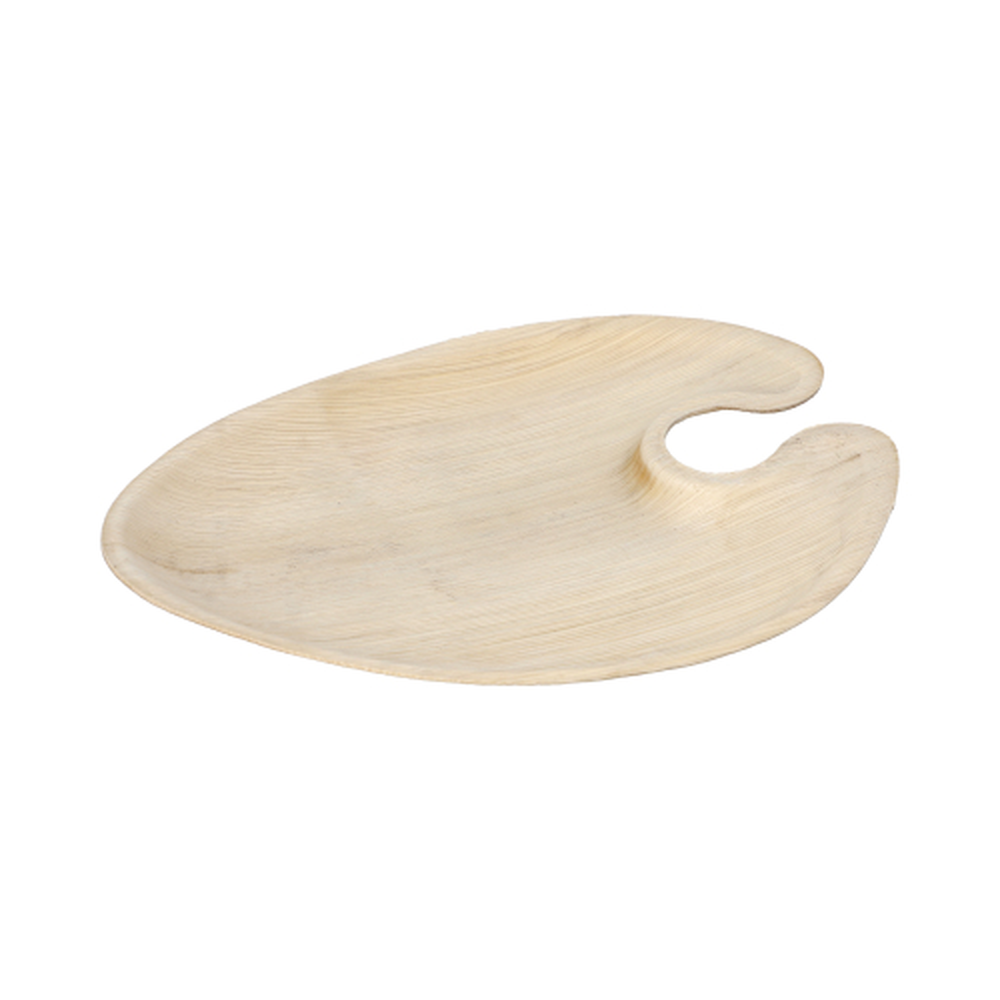 Papstar Cater Plates Palmblatt "pure" oval 1,3 cm x 18 cm x 23,5 cm