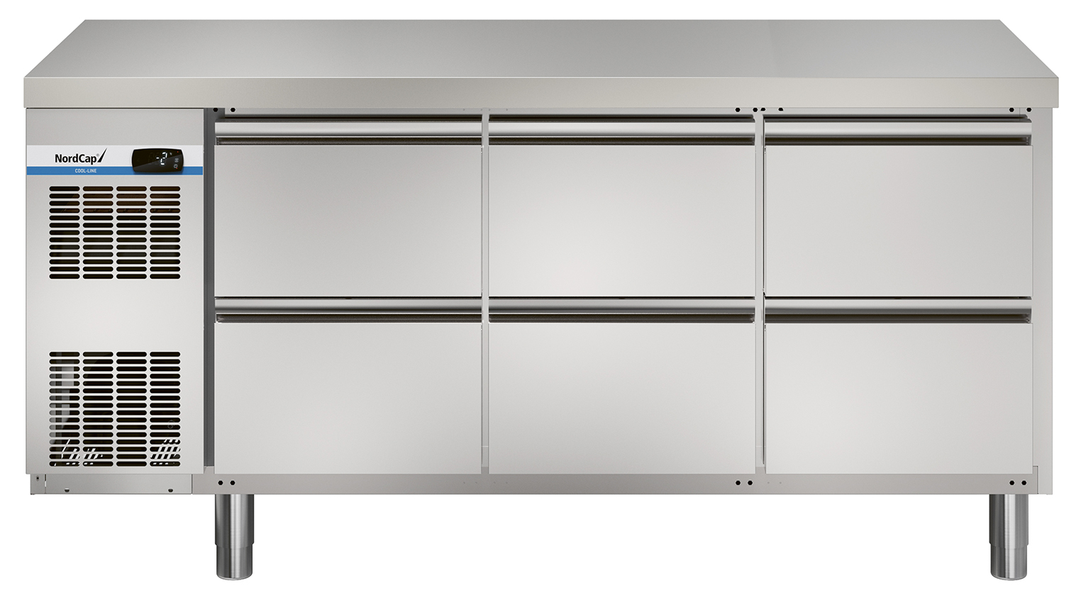 Nordcap COOL-LINE Kühltisch (3 Abteile) KT-CL 1695 6Z