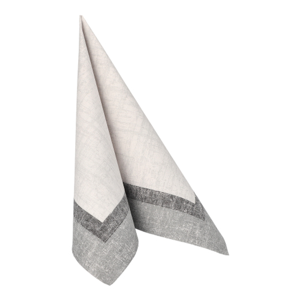 Papstar Servietten "ROYAL Collection" 1/4-Falz 40 cm x 40 cm "Chalk"