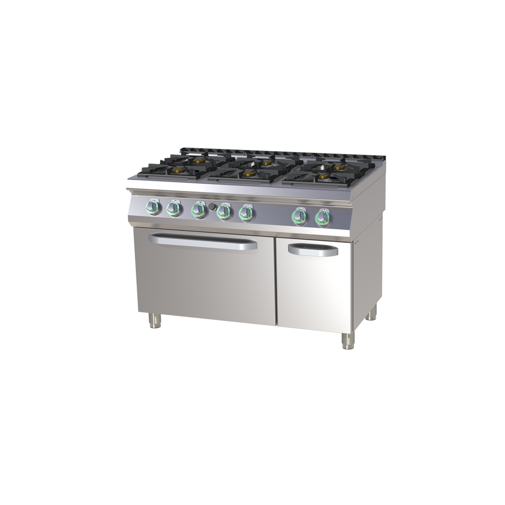 RM Gastro Gasherd mit Gasofen / RM - SPST 7120B/21 G