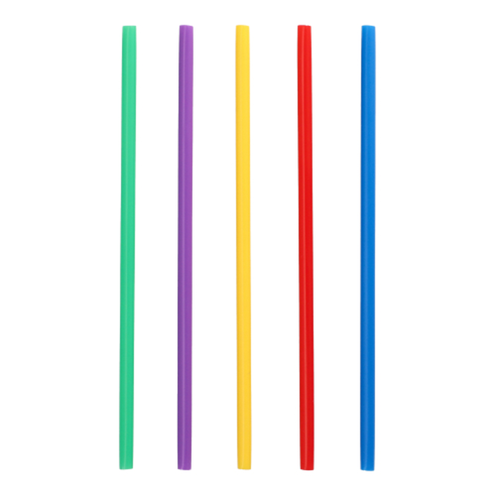 Papstar Mehrweg-Shake-Halme PP Ø 8 mm · 25 cm farbig sortiert