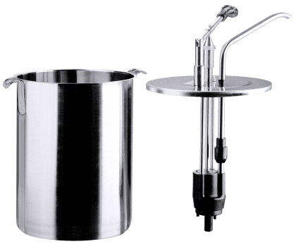 Contacto Dispenser, rund 10 l mit Behälter