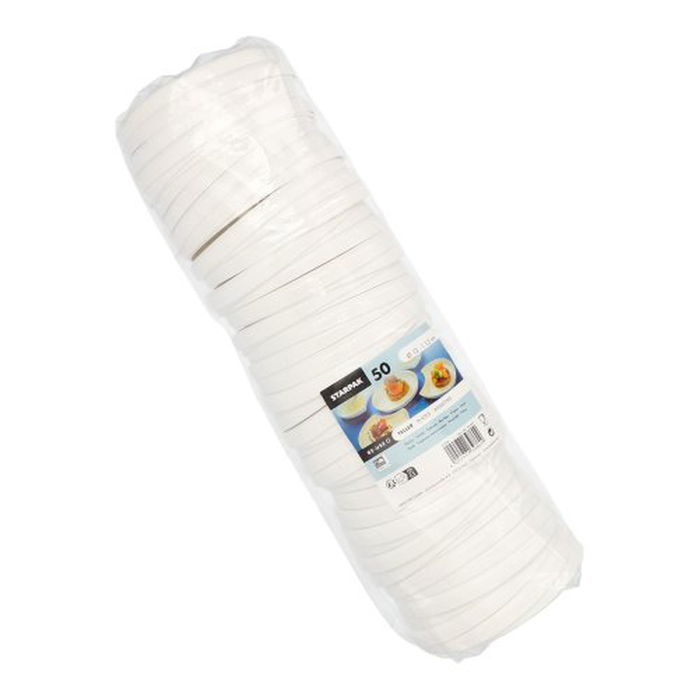 Papstar Mehrweg-Teller rund Ø 12 cm · 1,2 cm weiss "Cella"
