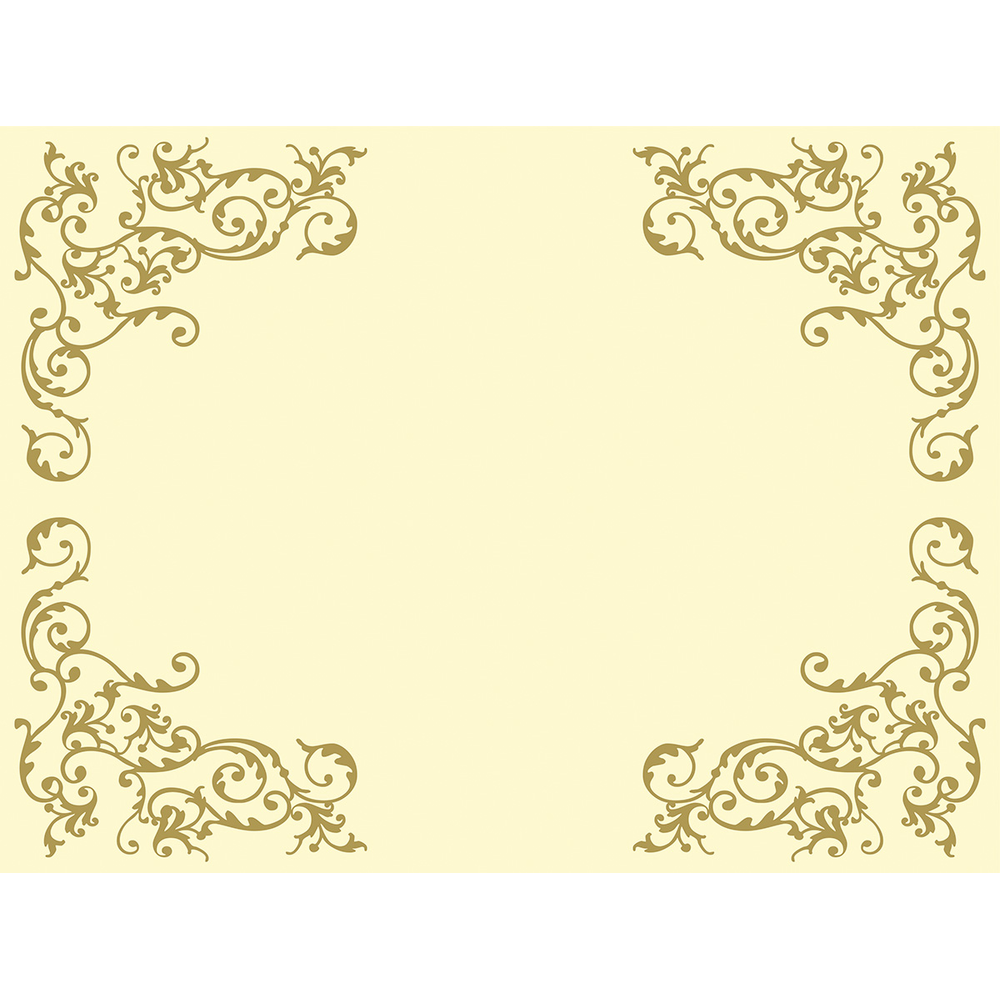 Mank Tischsets Pomp creme-gold 40 x 30 cm